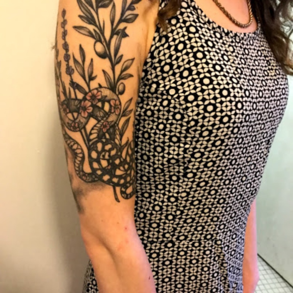 Slinky maxi dress in Ikat with low back